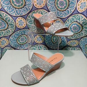 Talbots Leather Wedge Sandals